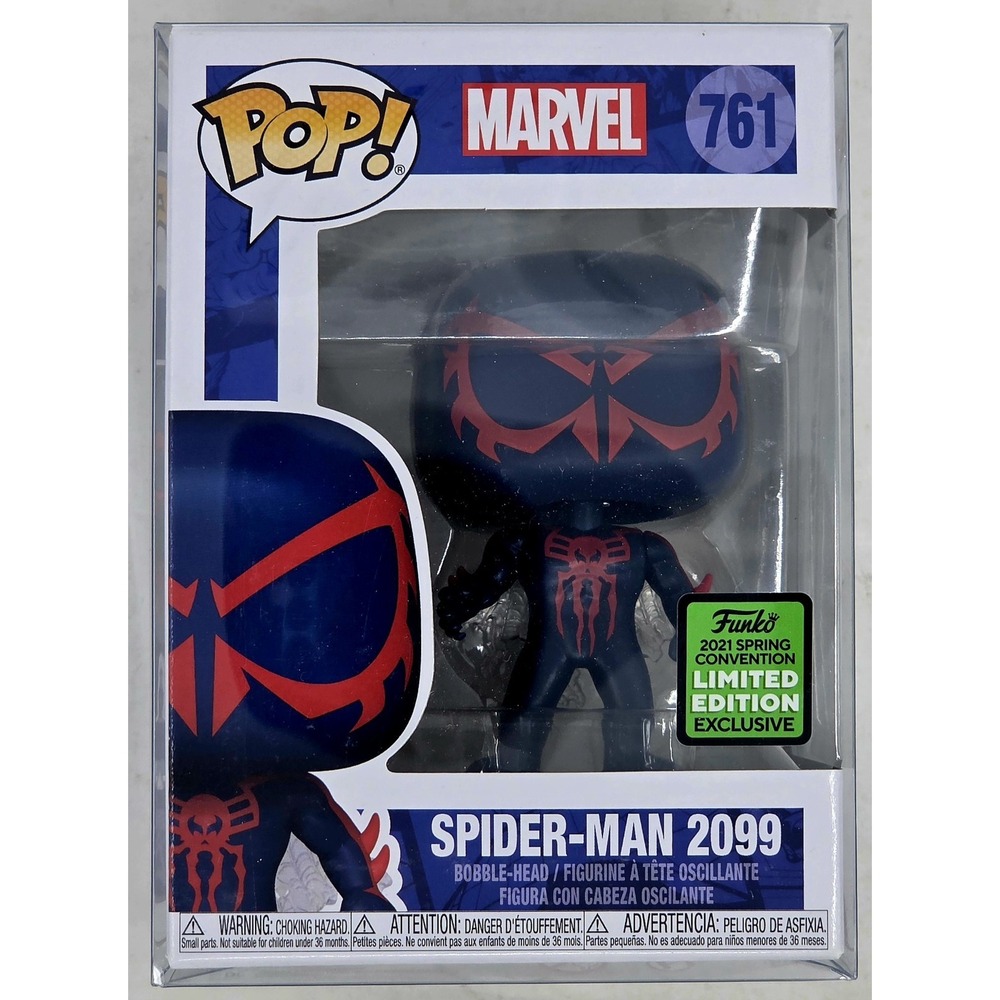 Marvel Spider-Man 2099 Funko Pop #761 2021 ECCC Spring Convention Exclusive New!